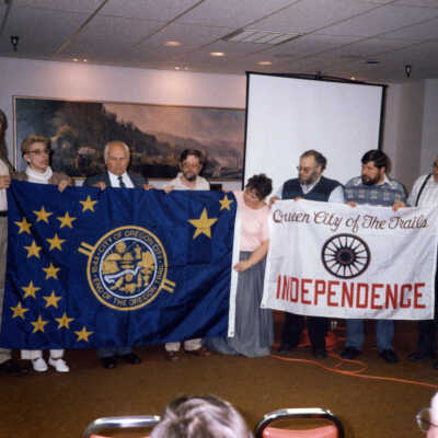 Teacher exchange program, Independence, MO and Oregon City, OR, 1989.