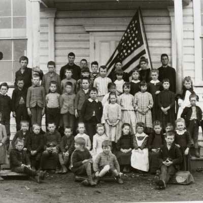 Clackamas One-room School House, Group Photo of All Grades