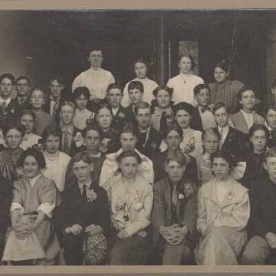 Eastham School Students 1908 - 8th Grade - Oregon City