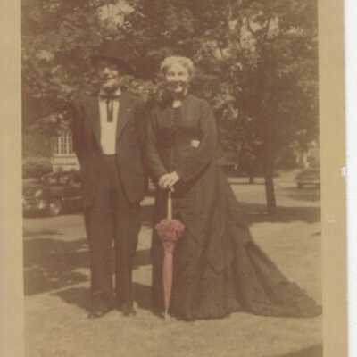 Unknown Couple - Hand-colored