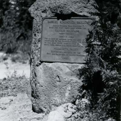 Government Camp 1959 - Samuel Barlow Road Historic Location Marker