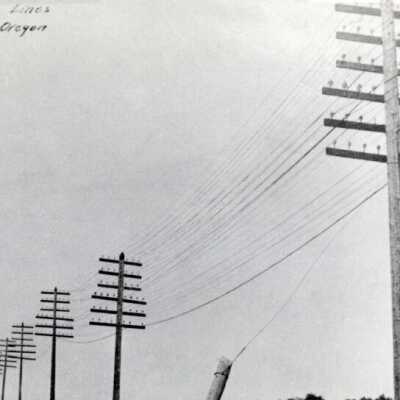 Transmission Lines, 1890.: Origsize: 4" x 6"; Origformat: Print-Photographic