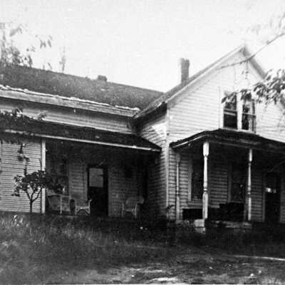 Paulson Home (front), South of 132nd and King Road. .