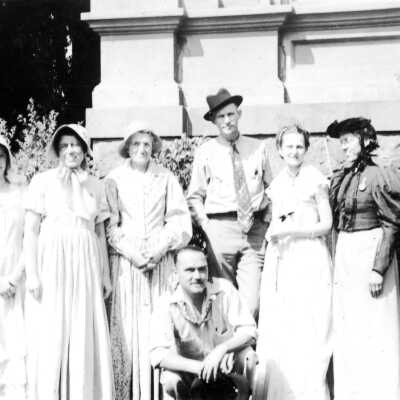 Oregon City Territorial Days 1935 - Staff at Clackamas County Credit Bureau