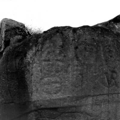 Native American petroglyphs at Black Point, Willamette Falls.