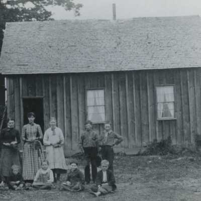 The Concord or Riverside School - 1886 - Copy