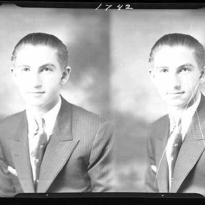 Photo of a Man for C. Ehrlich - May 1930