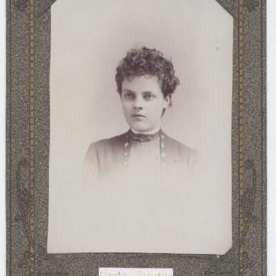 Mertie Stevens Photograph - about 10 years old in about 1882