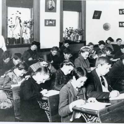 Unknown School Classroom - 1905