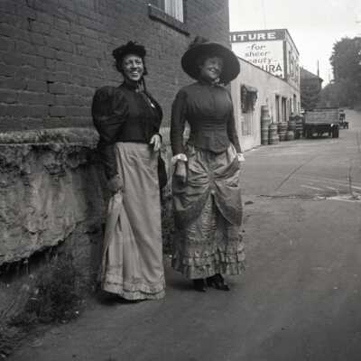 Oregon City Territorial Days - 1930s - Roberta Caldwell and Nan Cochran