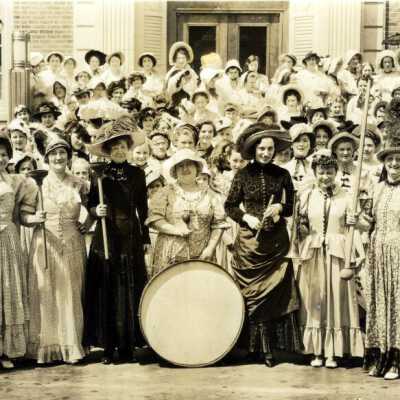 Woman's Parade 1936 - Main Street Oregon City - not Territorial Days