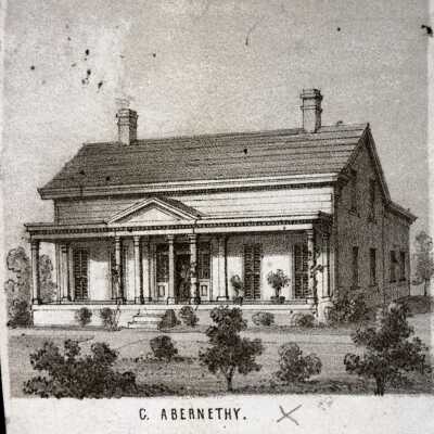 Oregon City 1858 - George Abernethy House
