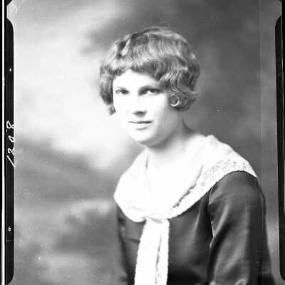 Mrs. A.E. Burmingham - October 1929 - Negative