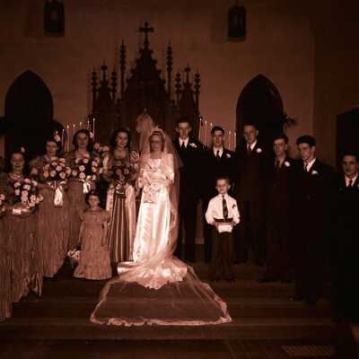 Wedding photograph - no names, date or place