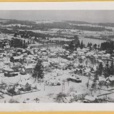 Upper Oregon City from the Air 1912