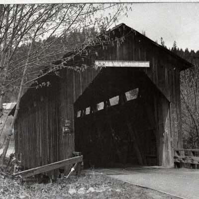 Covered Bridge, Deep Creek (Near Barton), 1929
