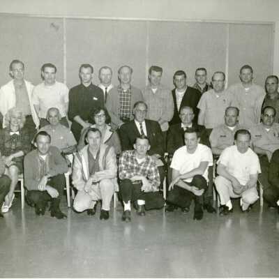 Group Photo of 26 People, 2 Law Enforcement, 1960s.: Origformat: Print-Photographic