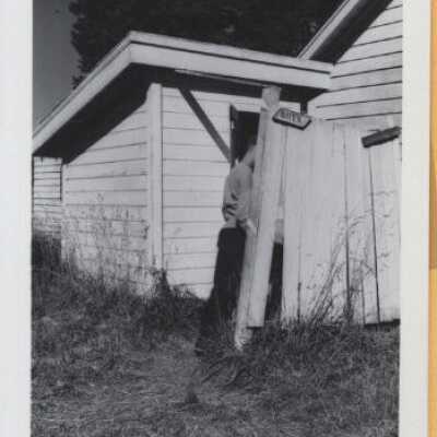 Kelso School Latrine - 1949 - Kelso, Oregon