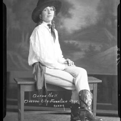 Oregon City Frontier Days 1930 - Queen Nell