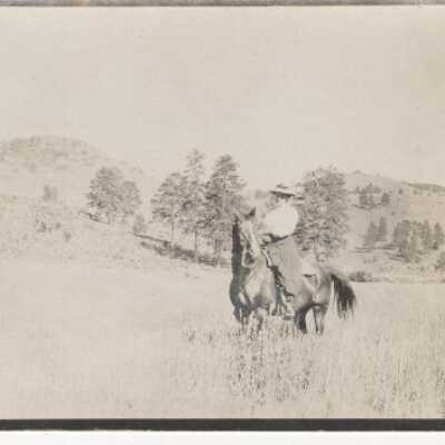 Unknown Woman - Horseback riding