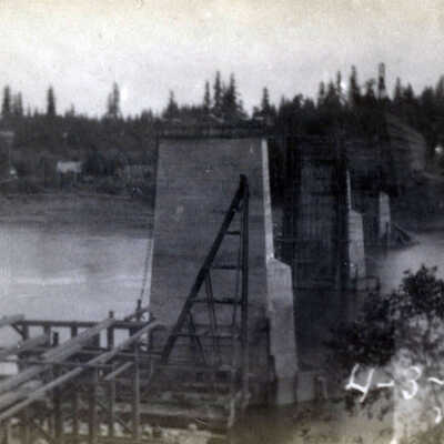 Oregon Electric Railroad Bridge at Wilsonville.