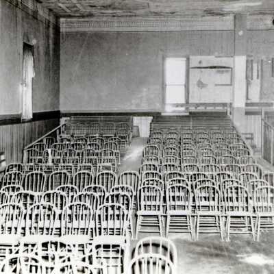 Shively Opera House Interior as Viewed from the Stage.