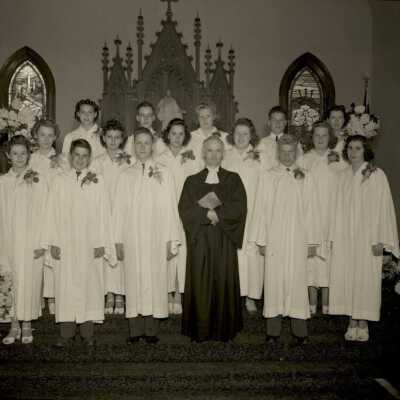 Lutheran Church Confirmation Class - May 1942