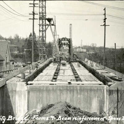 Oregon City/West Linn Arch Bridge Construction
