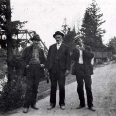 Park Place 1905 - South End of Railroad Bridge