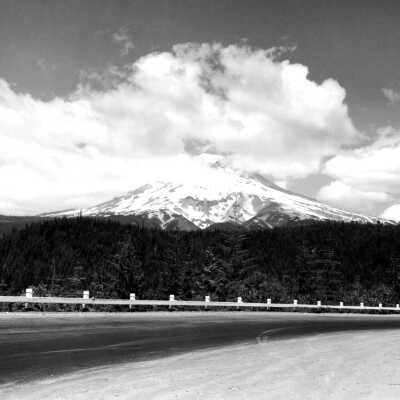 Mt. Hood from Laurel Hill, 1960's.