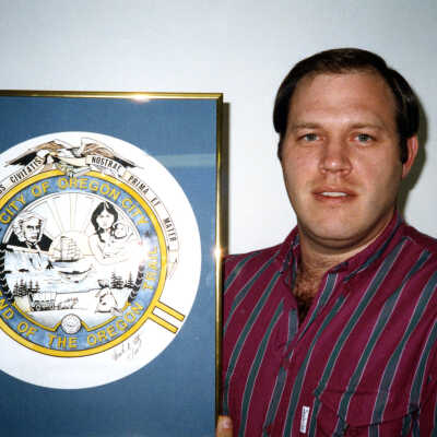 Teacher exchange program, Independence, MO and Oregon City, OR, 1989.: Copyright: Clackamas County Historical Society; Origsize: 3x5; Origformat: Print-Photographic