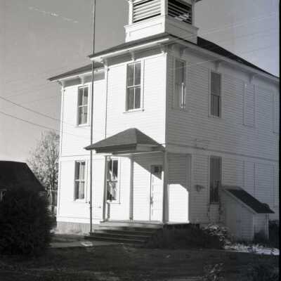 Marquam School, District #110, Side View.