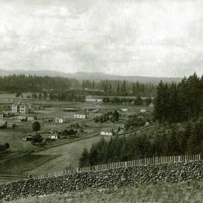 Estacada from Hill, Looking North 1910
