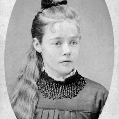 Minnie Jagger as a Young Girl.