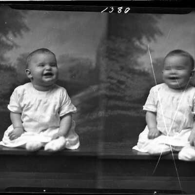 Photograph of a child for Frank Welter - February 1930 - Negative