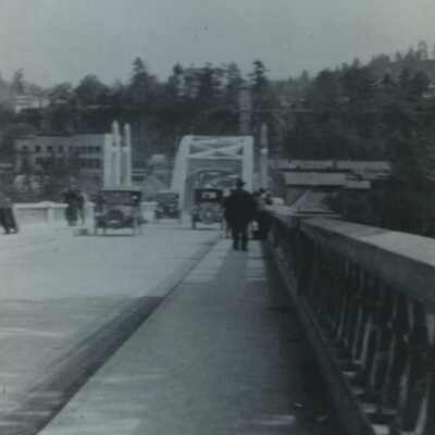 Oregon City-West Linn Bridge - 1924