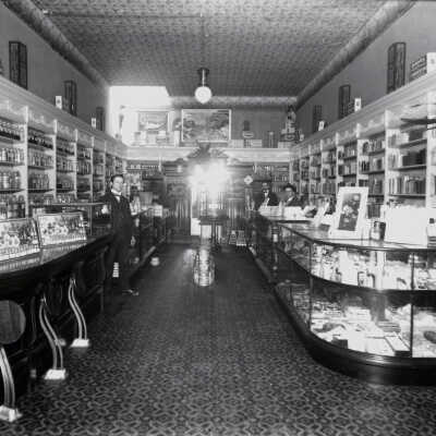 Howell and Jones Drug Store - Interior 1908