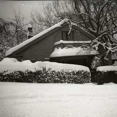 1919 Snowstorm - Oregon City, Oregon - Cochran House