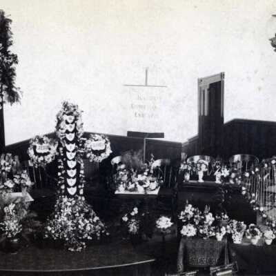 Easter Service, 1st Congregational Church, 1893.: Copyright: None; Origsize: 4" x 6"; Origformat: Print-Photographic