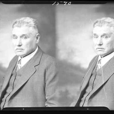Potographs of a man for W. A. Proctor - March 1930 - Negative
