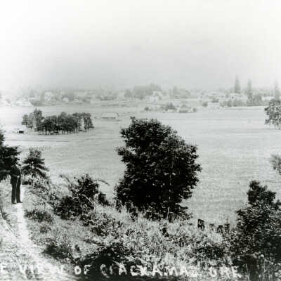 Clackamas 1907 - Looking West from Mather Road
