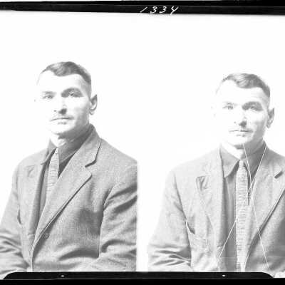 Photograph of a man for A. Sneer - December 11929 - Negative