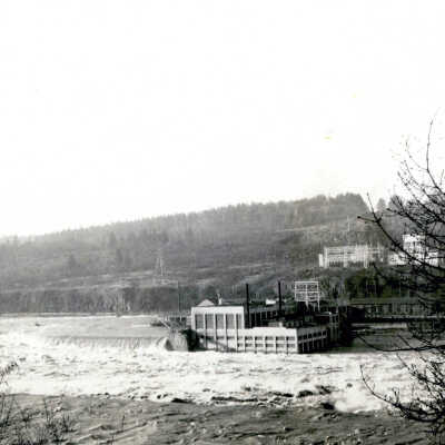 1949 Flood - Willamette Falls - West Linn Mill