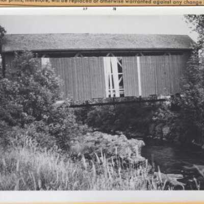 Nowlen Covered Bridge - Scotts Mills Oregon - No Date