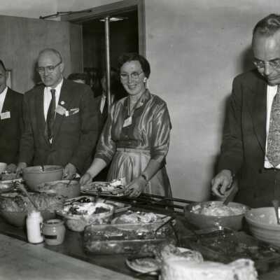 Potluck for Gov. Holmes, 1950s: Origformat: Print-Photographic