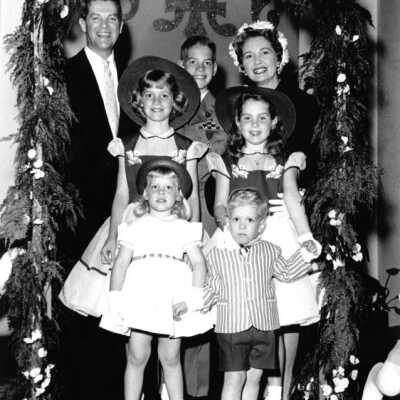 Robert Cummings and Family. 1950s: Copyright: None; Origsize: 8" x 10"; Origformat: Print-Photographic