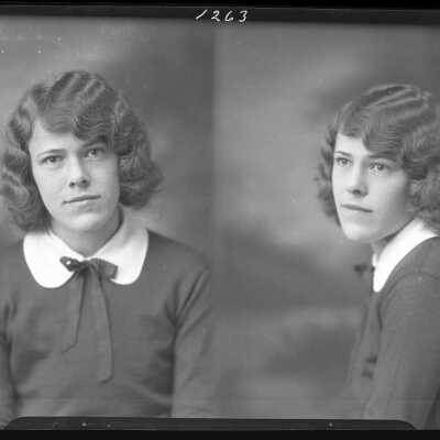 Photograph for Evelyn Burman - November 1929 - Negative