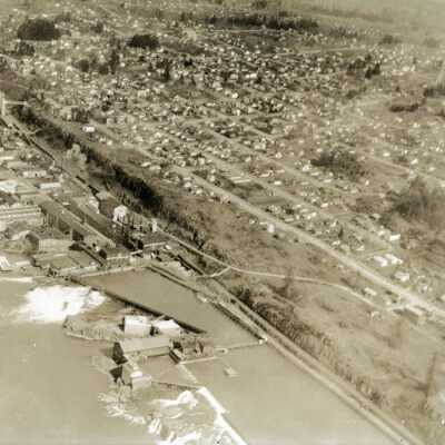 Aerial View #1, W. Linn, O.C., 1922: Origformat: Print-Photographic