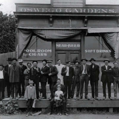 Oswego Gardens Pool Hall 1910