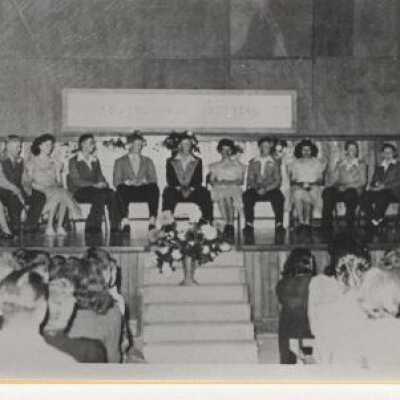 Carver School Students 1946 - 8th Grade Graduation - Carver, Oregon